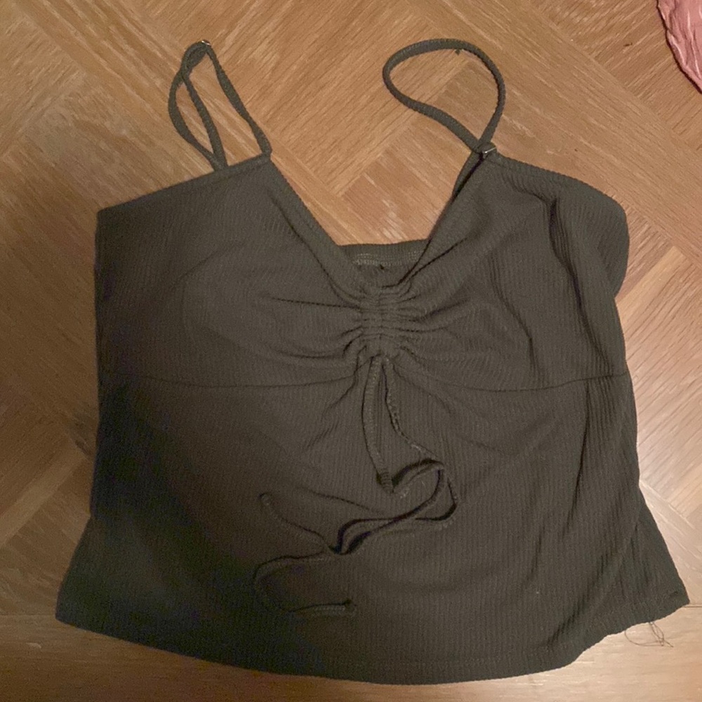 I am selling a green crop top!!